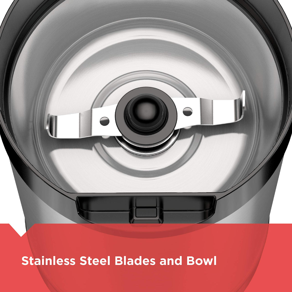 One-Touch Coffee & Spice Grinder with Stainless Steel Blades U51226