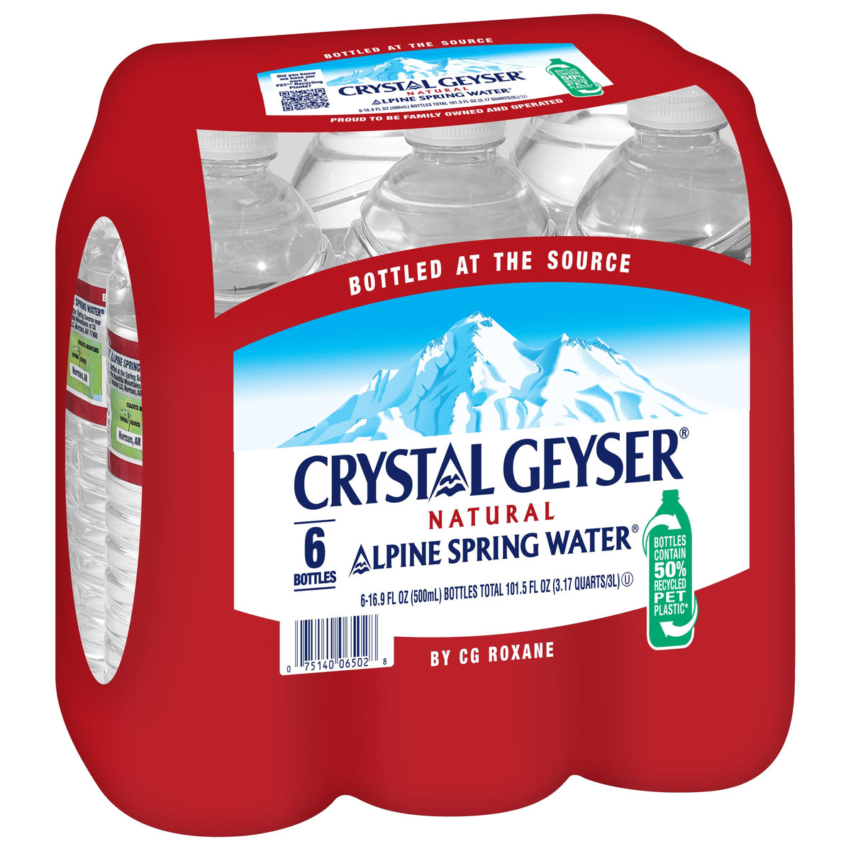 Natural Alpine Spring Water 16.9 Fl Oz (pack of 6) B236211