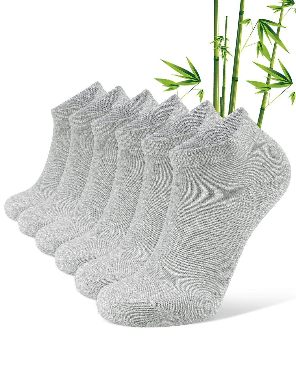 Bamboo Viscose Thin Ankle Socks 6 Pairs U1767