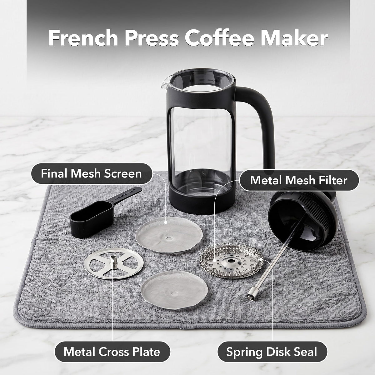 12oz French Press Coffee Maker V235000