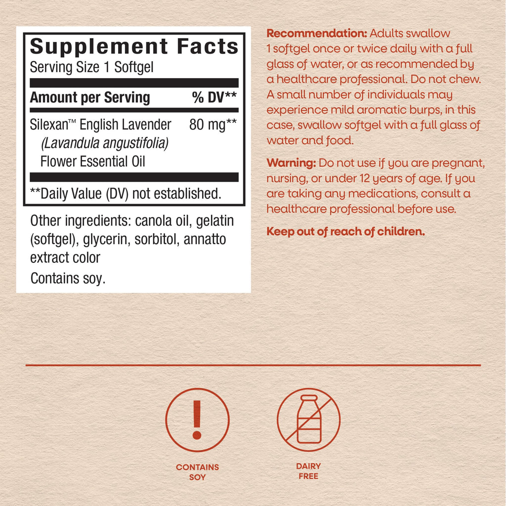 Lavender Oil Supplement 30 ct R926472