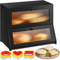 Black Bamboo Bread Box N194691