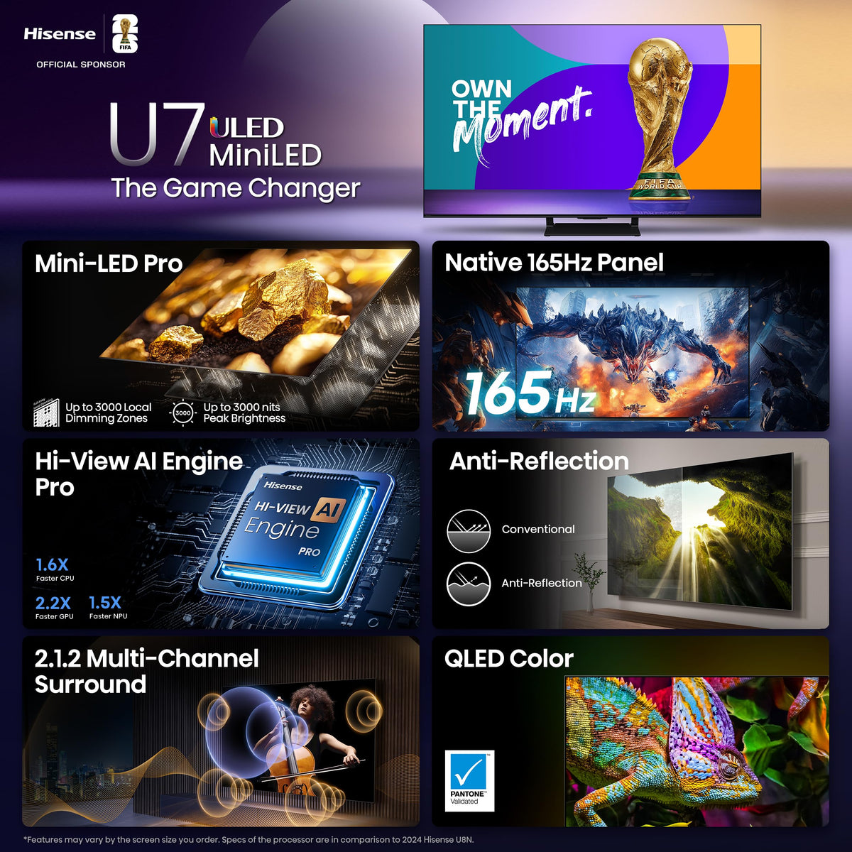 85" Mini-LED 4K UHD Smart TV C895