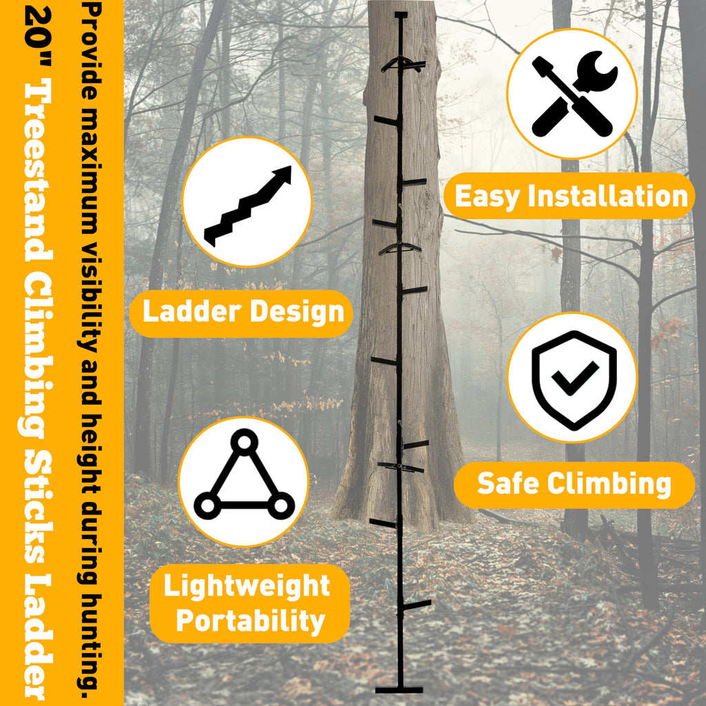 20 ft Steel Climbing Sticks T934187
