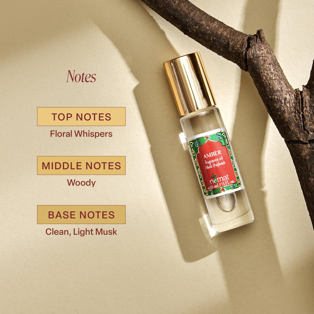 Amber Perfume Oil Roll-On 10 ml R10712