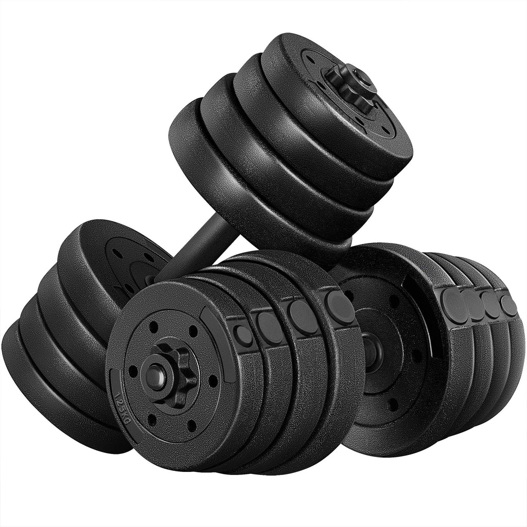 Adjustable Dumbbell Set with Spinlock Collars V25392
