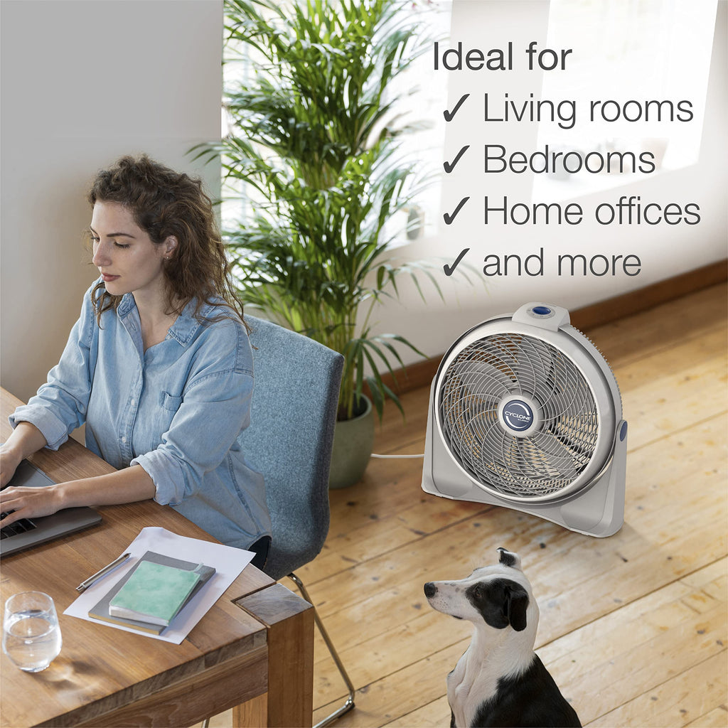 20 Inch 3-Speed Portable Pivoting Floor or Wall Mount Fan P879