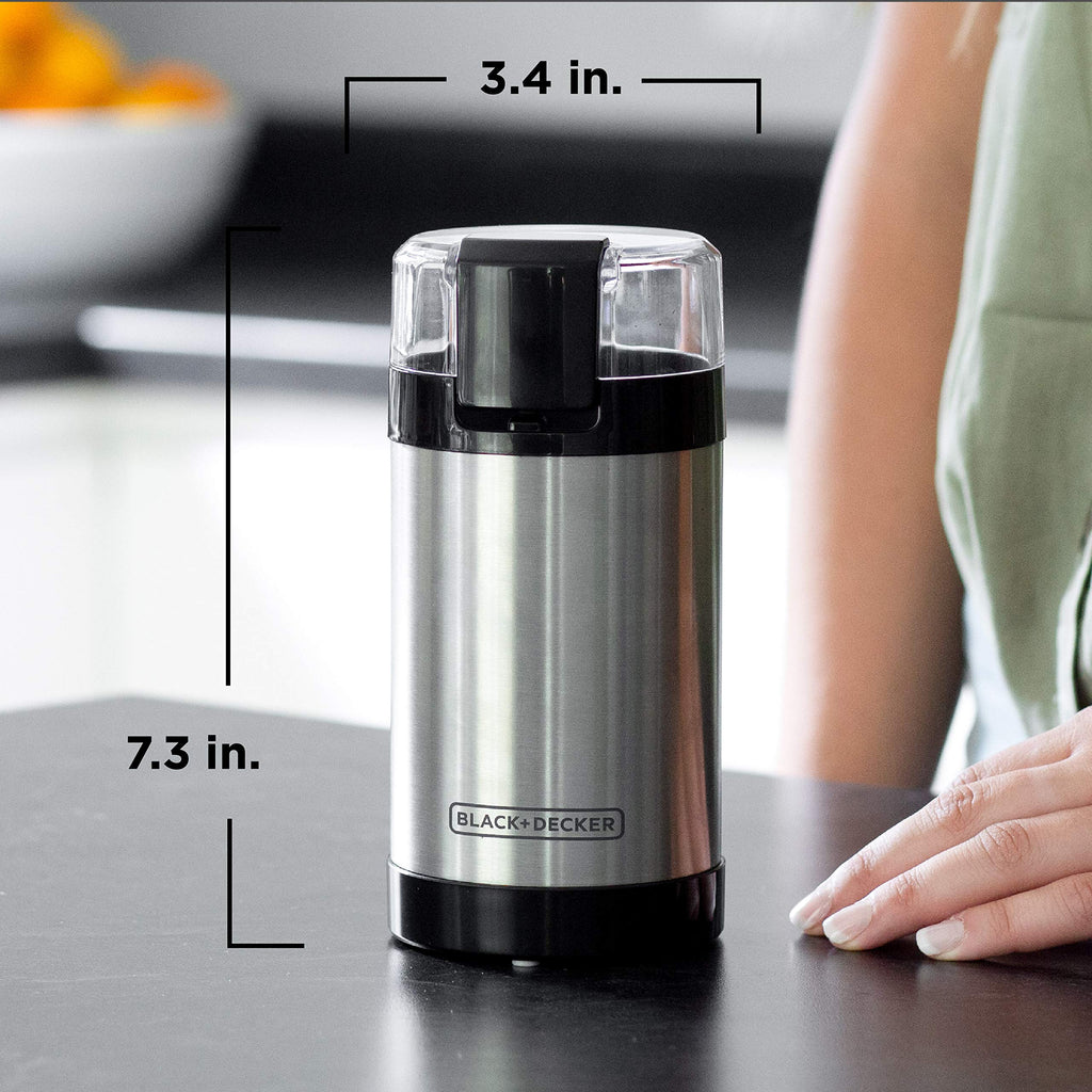 One-Touch Coffee & Spice Grinder with Stainless Steel Blades U51226